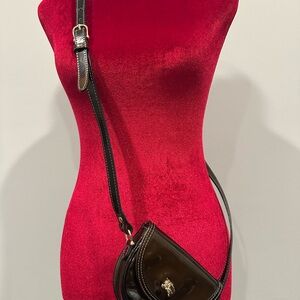 Burberry Black Patent Leather Crossbody Bag
